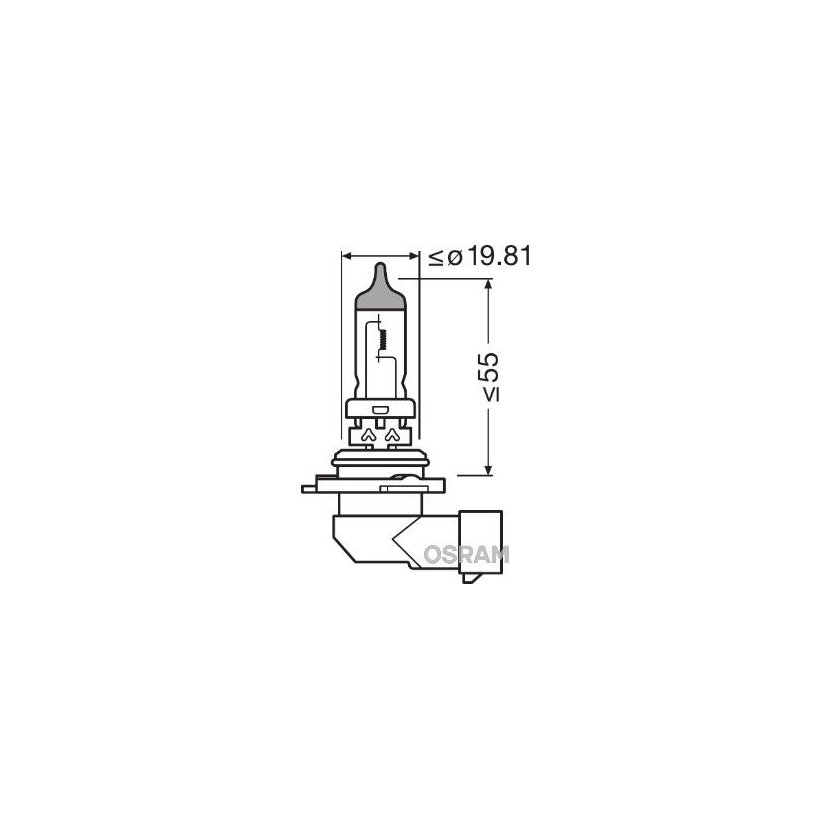 ams-OSRAM Glühlampe, Fernscheinwerfer 9006NBU-HCB - 9006NBUHCB