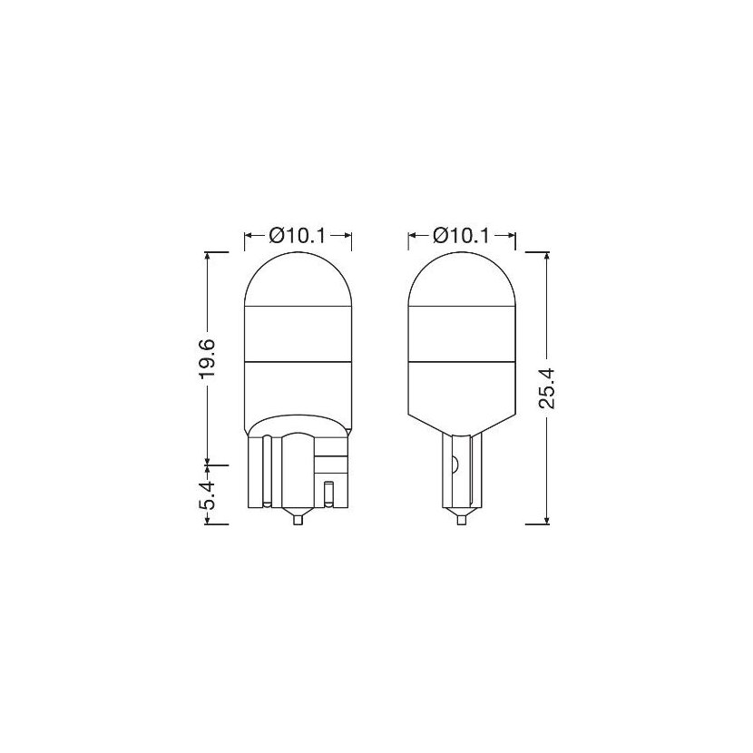 ams-OSRAM Glühlampe, Innenraumleuchte 2825DWNB-2HFB - 2825DWNB2HFB