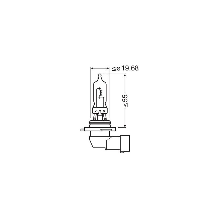 ams-OSRAM Glühlampe, Fernscheinwerfer 9005CBN-2HB - 9005CBN2HB