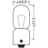 ams-OSRAM Glühlampe, Blinkleuchte 3893-2BL - 38932BL