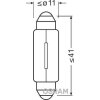 ams-OSRAM Glühlampe, Innenraumleuchte 6429