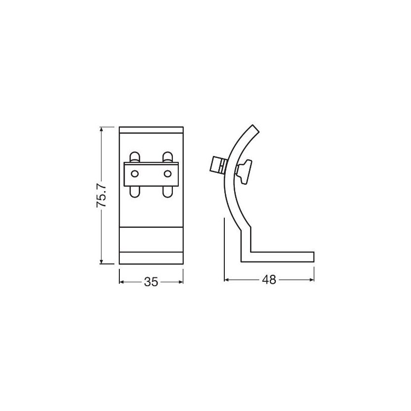 ams-OSRAM Halter, Arbeitsscheinwerfer LEDDLFXACC101