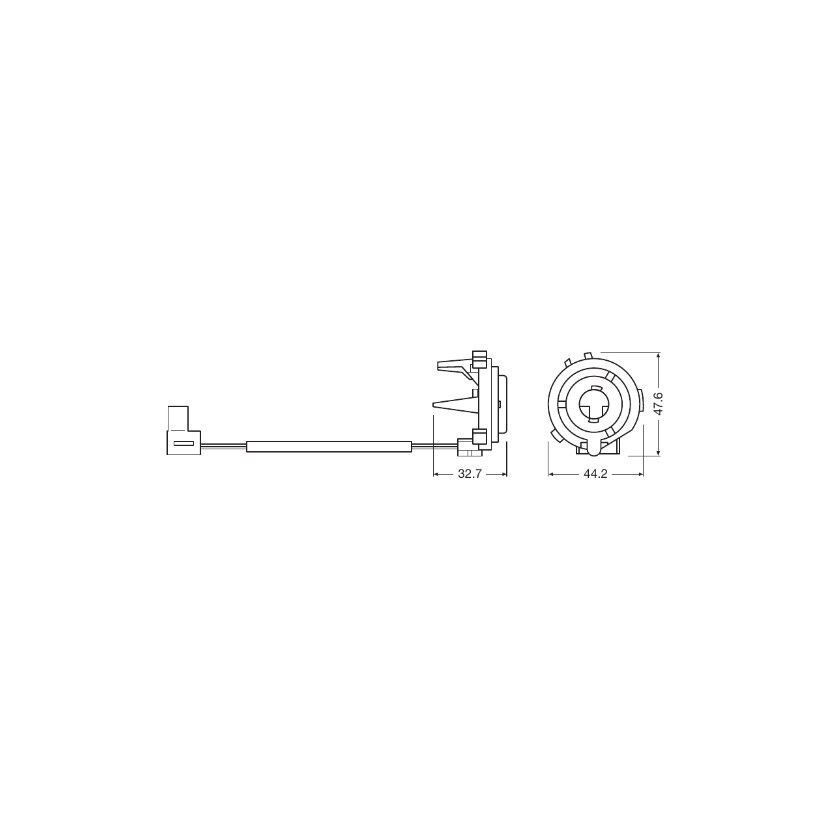 ams-OSRAM Lampenfassung, Hauptscheinwerfer 64210DA07