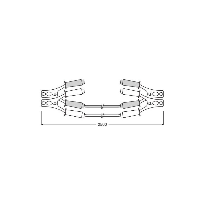 ams-OSRAM Starthilfekabel OSC060