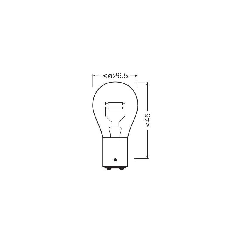 ams-OSRAM Glühlampe, Blinkleuchte 7537-02B - 753702B