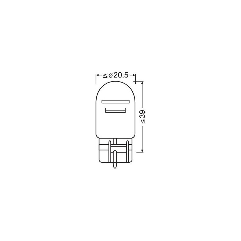 ams-OSRAM Glühlampe, Blinkleuchte 7515-2BL - 75152BL