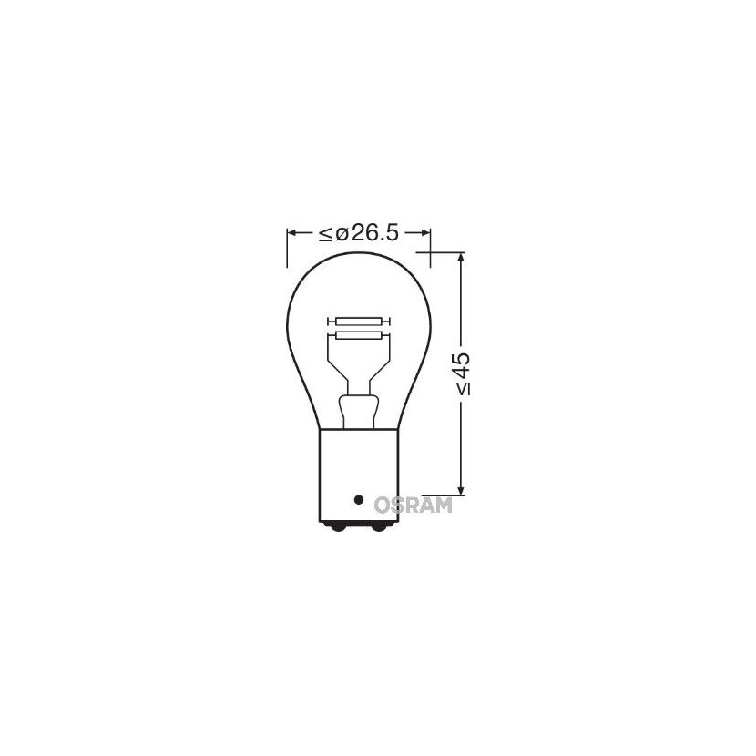 ams-OSRAM Glühlampe, Blinkleuchte 7240
