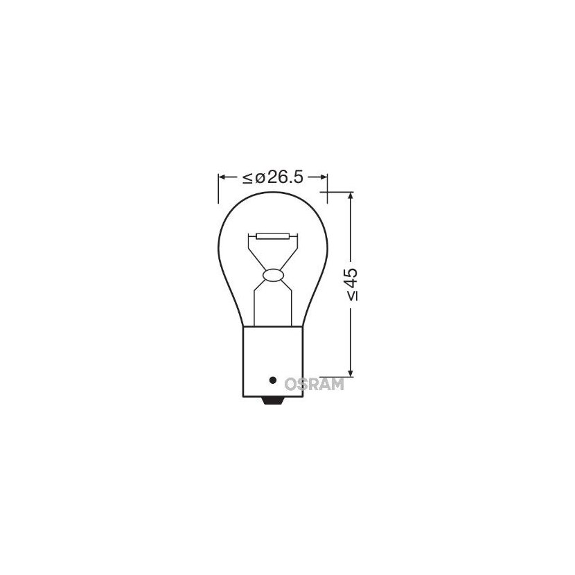 ams-OSRAM Glühlampe, Blinkleuchte 7507LDA