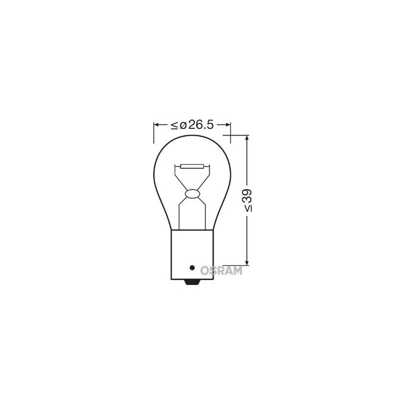 ams-OSRAM Glühlampe, Blinkleuchte 7529