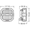 ams-OSRAM Arbeitsscheinwerfer LEDPWL107-FL - LEDPWL107FL