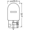 ams-OSRAM Glühlampe, Blinkleuchte 7504-2BL - 75042BL