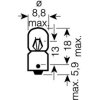 ams-OSRAM Glühlampe, Innenraumleuchte 3797