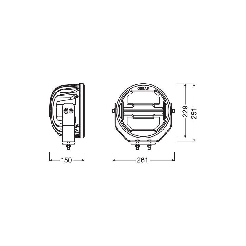 ams-OSRAM Fernscheinwerfer LEDDL112-CB - LEDDL112CB
