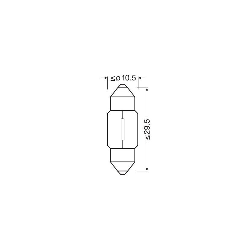ams-OSRAM Glühlampe, Innenraumleuchte 6438-02B - 643802B