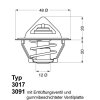 WAHLER Thermostat, Kühlmittel 3017.83 - 301783