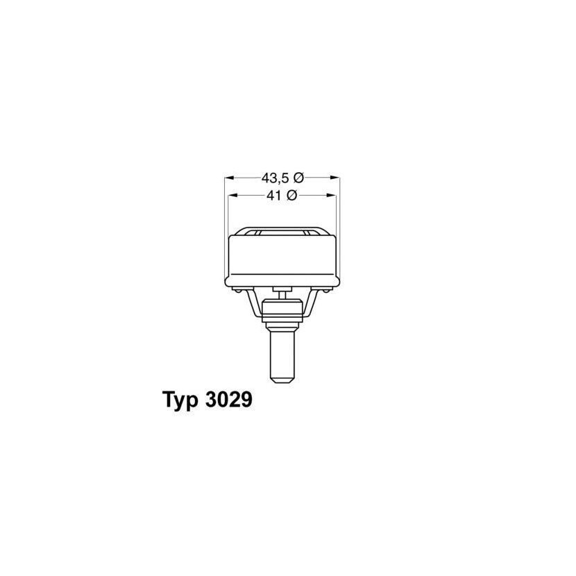 WAHLER Thermostat, Kühlmittel 3029.72 - 302972