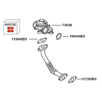 WAHLER Abgasrückführung 7900388