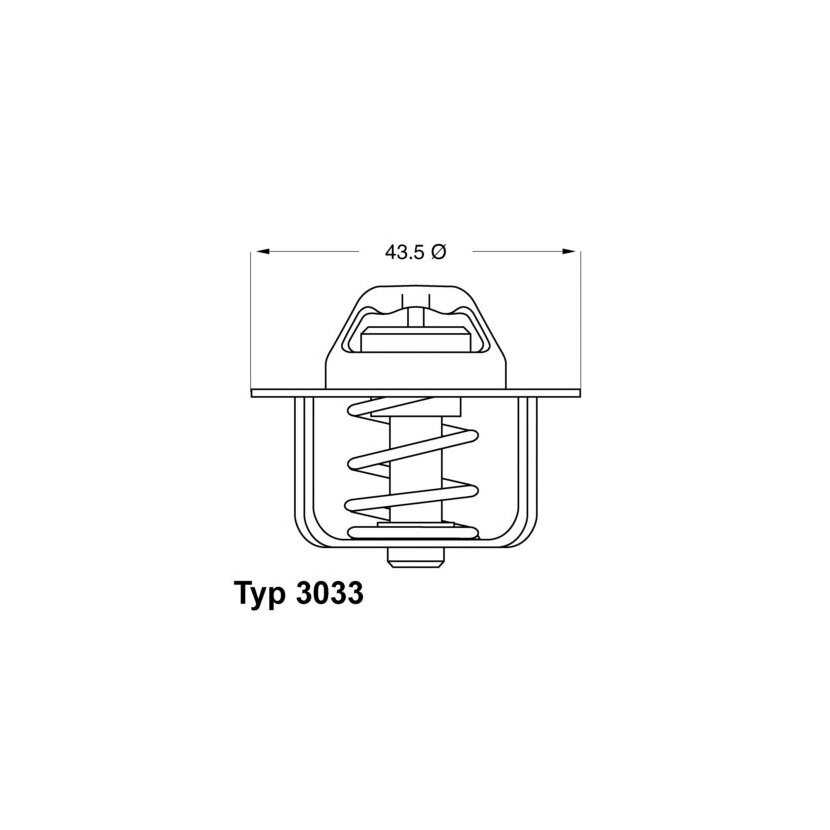 WAHLER Thermostat, Kühlmittel 3033.78 - 303378 für 5454410R