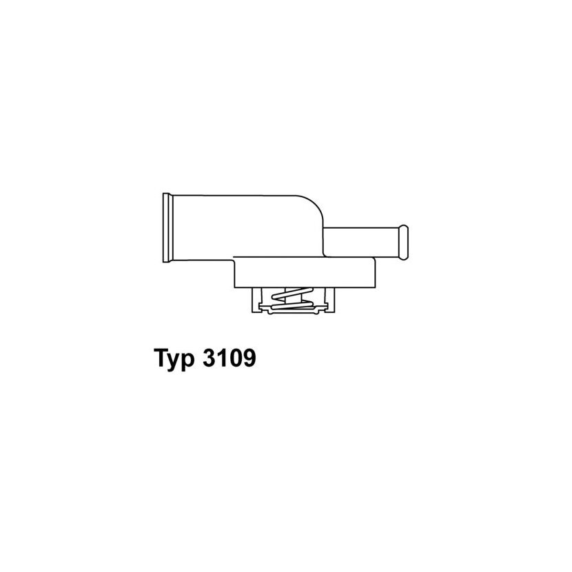 WAHLER Thermostat, Kühlmittel 3109.82D - 310982D