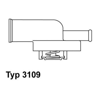 WAHLER Thermostat, Kühlmittel 3109.82D - 310982D