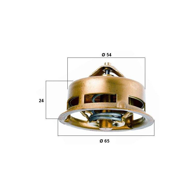 WAHLER Thermostat, Kühlmittel 3096.75 - 309675 für 238 156