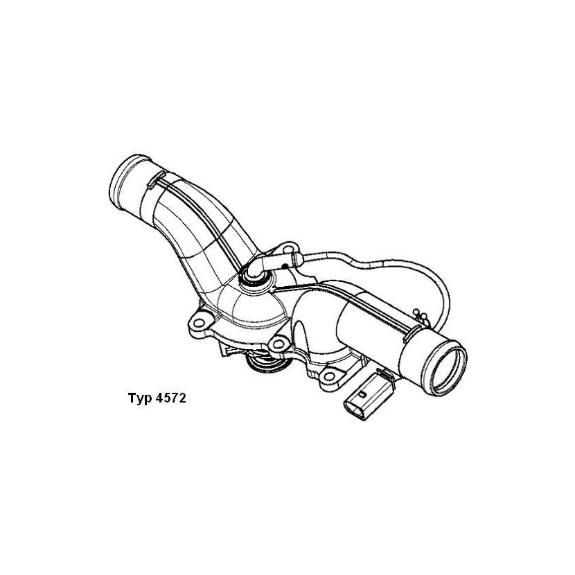 WAHLER Thermostat, Kühlmittel 4572.105D - 4572105D für 07Z 121 111