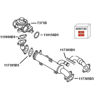 WAHLER Abgasrückführung 7900416