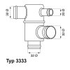 WAHLER Thermostat, Kühlmittel 3333.87 - 333387 für 2108-13060-10