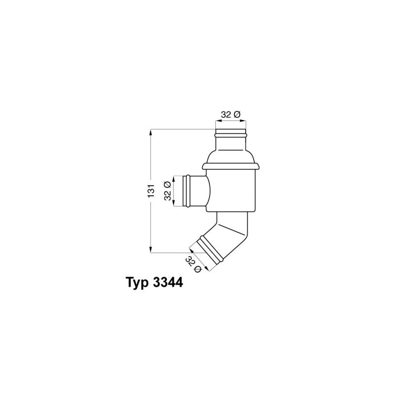 WAHLER Thermostat, Kühlmittel 3344.80 - 334480 für 11 53 1 253 248