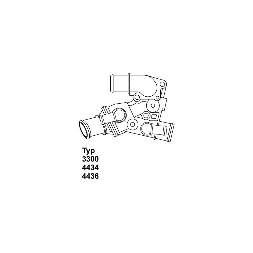 WAHLER Thermostat, Kühlmittel 3300.80D - 330080D