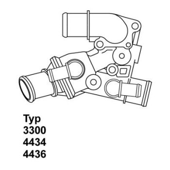 WAHLER Thermostat, Kühlmittel 3300.80D - 330080D