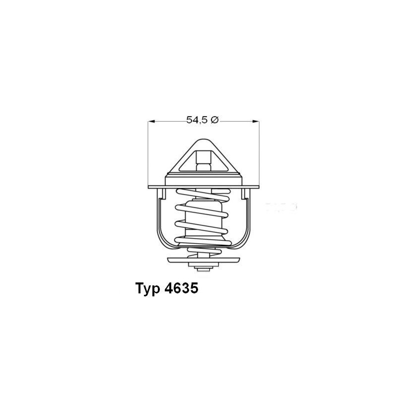 WAHLER Thermostat, Kühlmittel 4635.76 - 463576