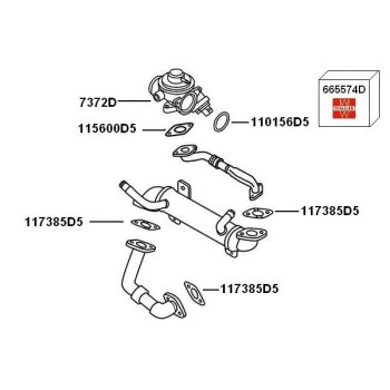 WAHLER Abgasrückführung 7900399