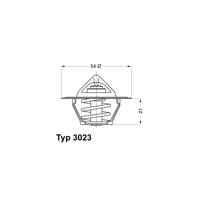 WAHLER Thermostat, Kühlmittel 3023.87D - 302387D für 415 4312