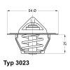 WAHLER Thermostat, Kühlmittel 3023.87D - 302387D für 415 4312