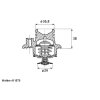 WAHLER Thermostat, Kühlmittel 411579.92D - 41157992D für 1338 004