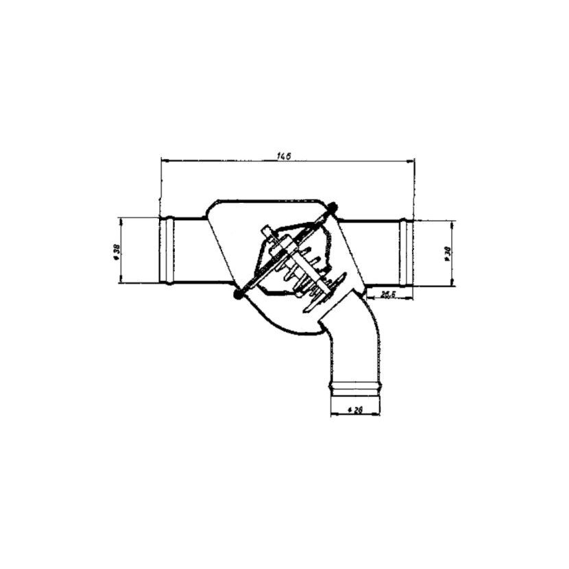 WAHLER Thermostat, Kühlmittel 4375.80 - 437580