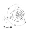 WAHLER Thermostat, Kühlmittel 4144.92D - 414492D für 13 38 049