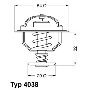 WAHLER Thermostat, Kühlmittel 4038.76D - 403876D...