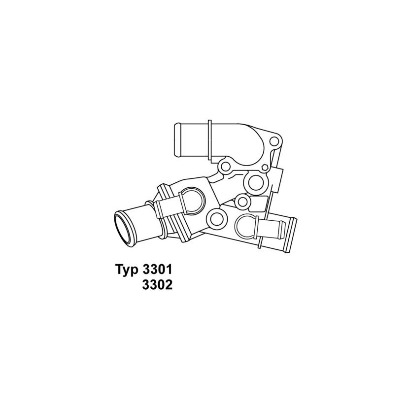 WAHLER Thermostat, Kühlmittel 3302.80D - 330280D für 774 1883