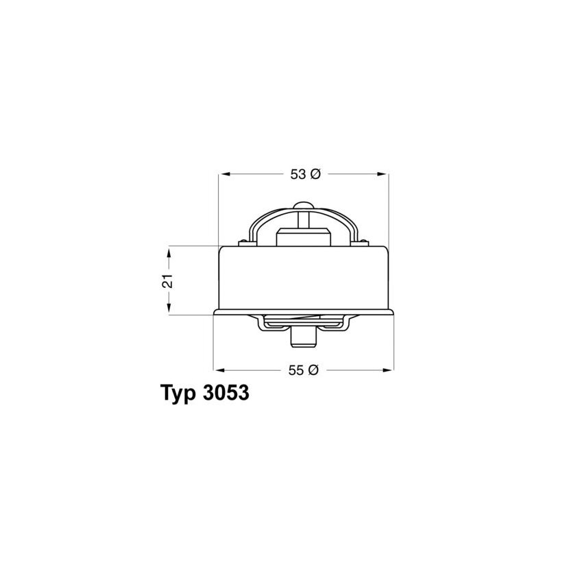 WAHLER Thermostat, Kühlmittel 3053.85 - 305385