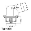 WAHLER Thermostat, Kühlmittel 4275.87D - 427587D für 111 200 09 15