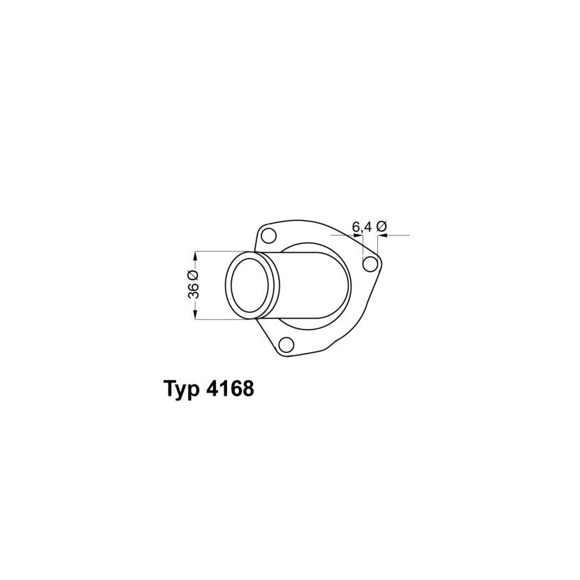 WAHLER Thermostat, Kühlmittel 4168.92D - 416892D für 13 38 060
