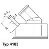 WAHLER Thermostat, Kühlmittel 4183.82D - 418382D für 13 38 080