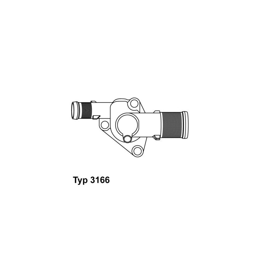 WAHLER Thermostat, Kühlmittel 3166.89D - 316689D für 11061-00QAE