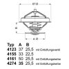 WAHLER Thermostat, Kühlmittel 4161.83 - 416183 für 928.106.129.06