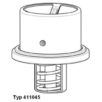 WAHLER Thermostat, Kühlmittel 411045.82D - 41104582D...