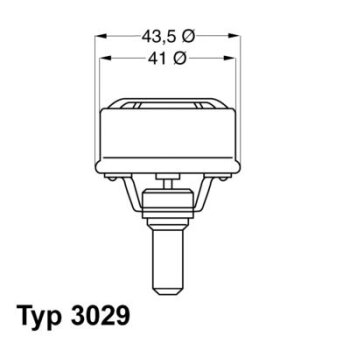WAHLER Thermostat, Kühlmittel 3029.78 - 302978