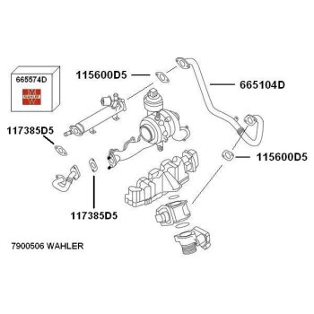 WAHLER Abgasrückführung 7900506