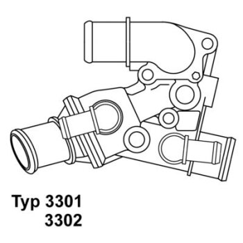 WAHLER Thermostat, Kühlmittel 3301.80D - 330180D...